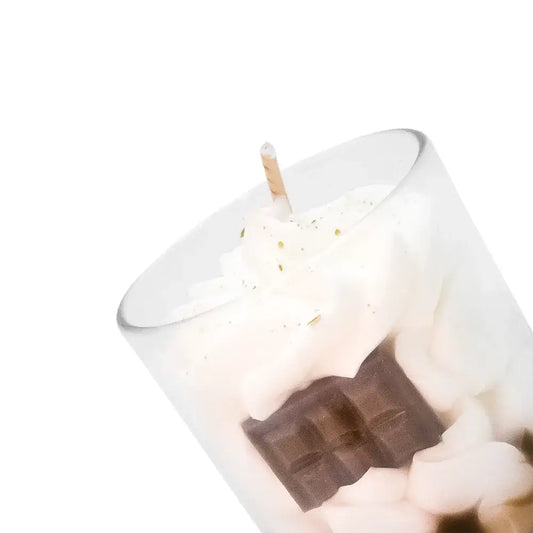 Petite bougie chantilly rocher praliné
