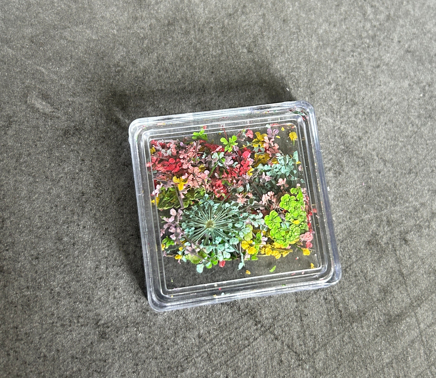 Boîte de fleurs séchées