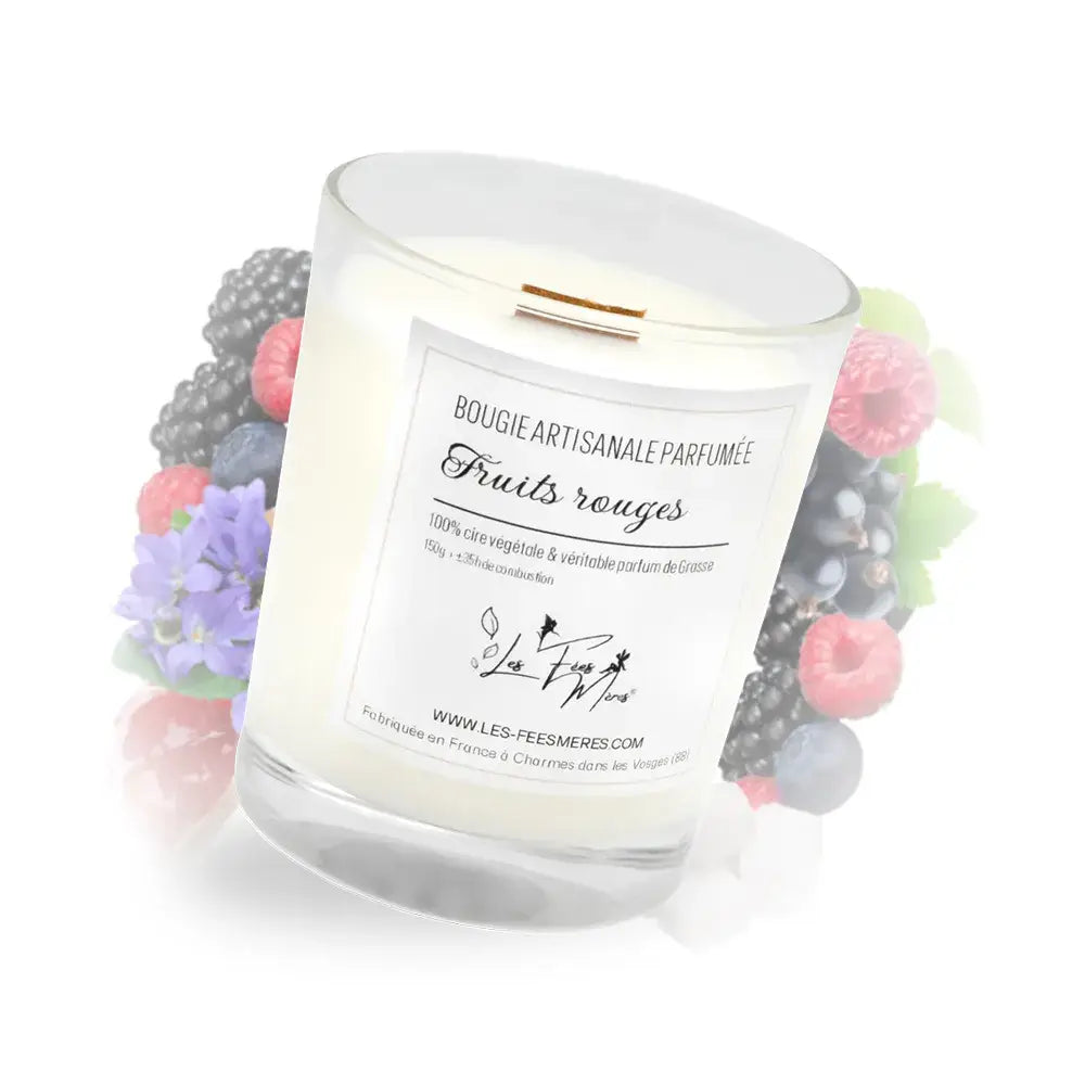 Bougie parfumée fruits rouges