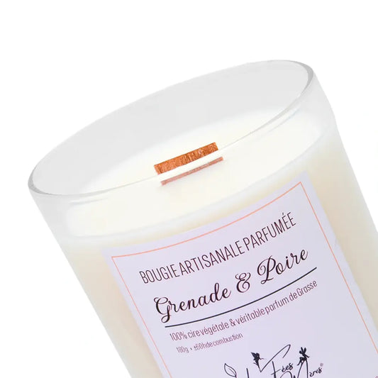 Grande bougie parfumée Grenade - Poire