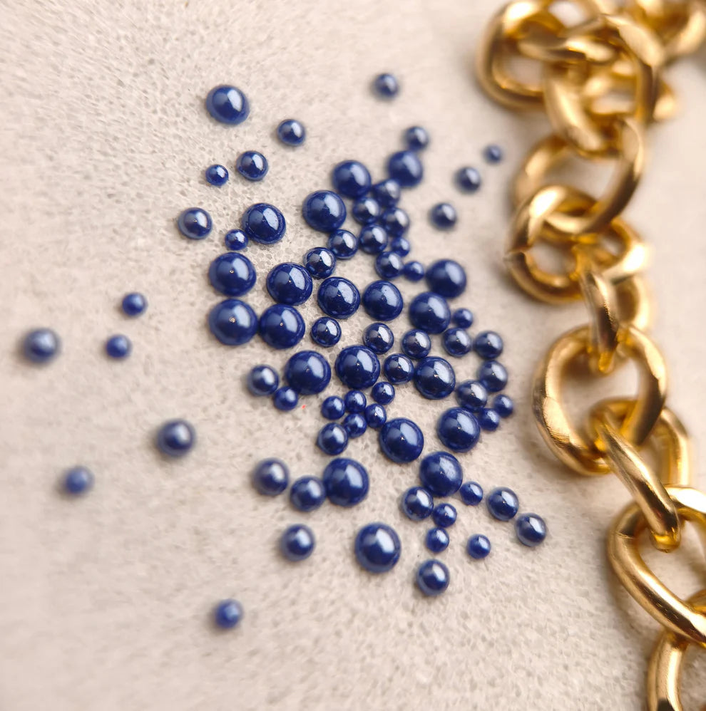 Demi-perles Marine