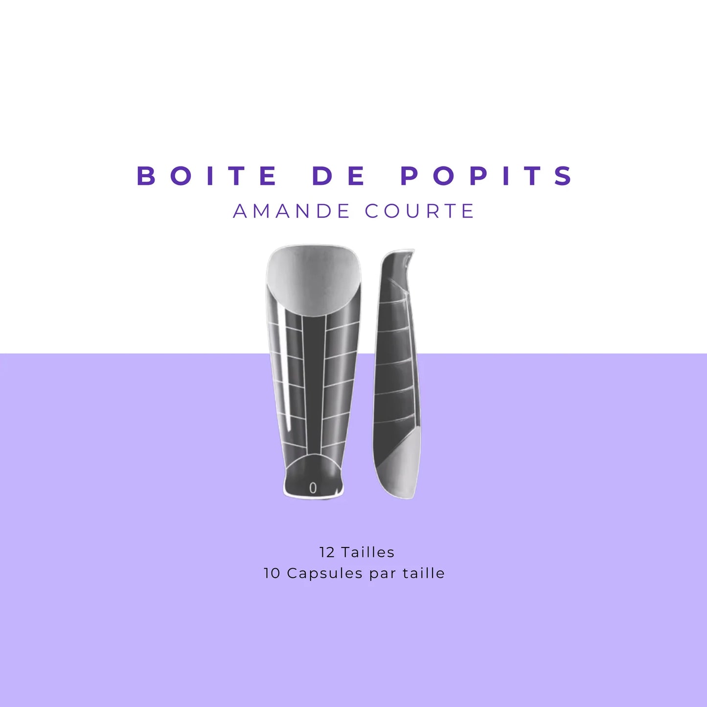 Popits amande Courte