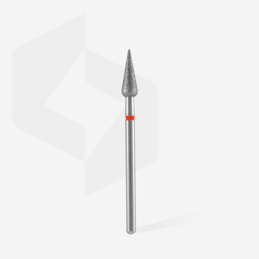 Foret diamanté « tulipe », rouge, diamètre tête 4 mm, partie active 12 mm