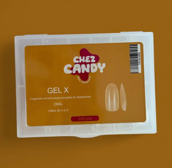 Capsules Américaines GEL X – Forme Ovale