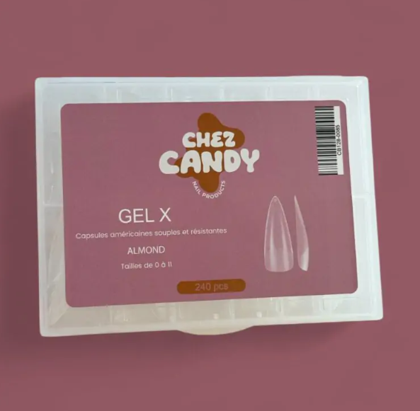 Capsules Américaines GEL X – Forme Amande
