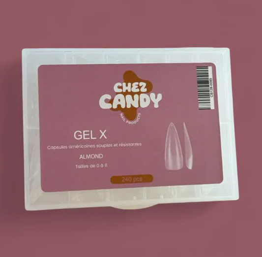 Capsules Américaines GEL X – Forme Amande