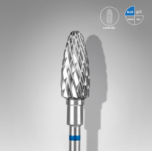 Foret en carbure « maïs » bleue, diamètre 6 mm, partie active 14 mm