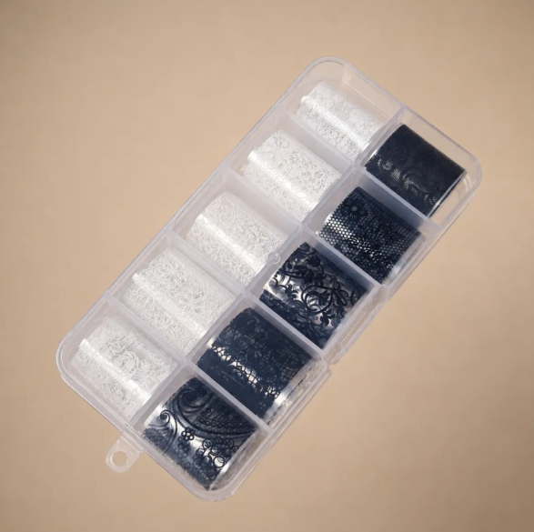 Foil Dentelle N&B (10pcs)
