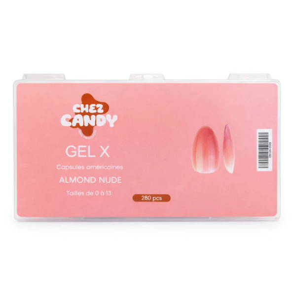GEL X – Capsules américaines ALMOND NUDE