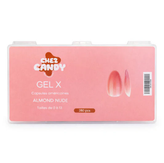 GEL X – Capsules américaines ALMOND NUDE