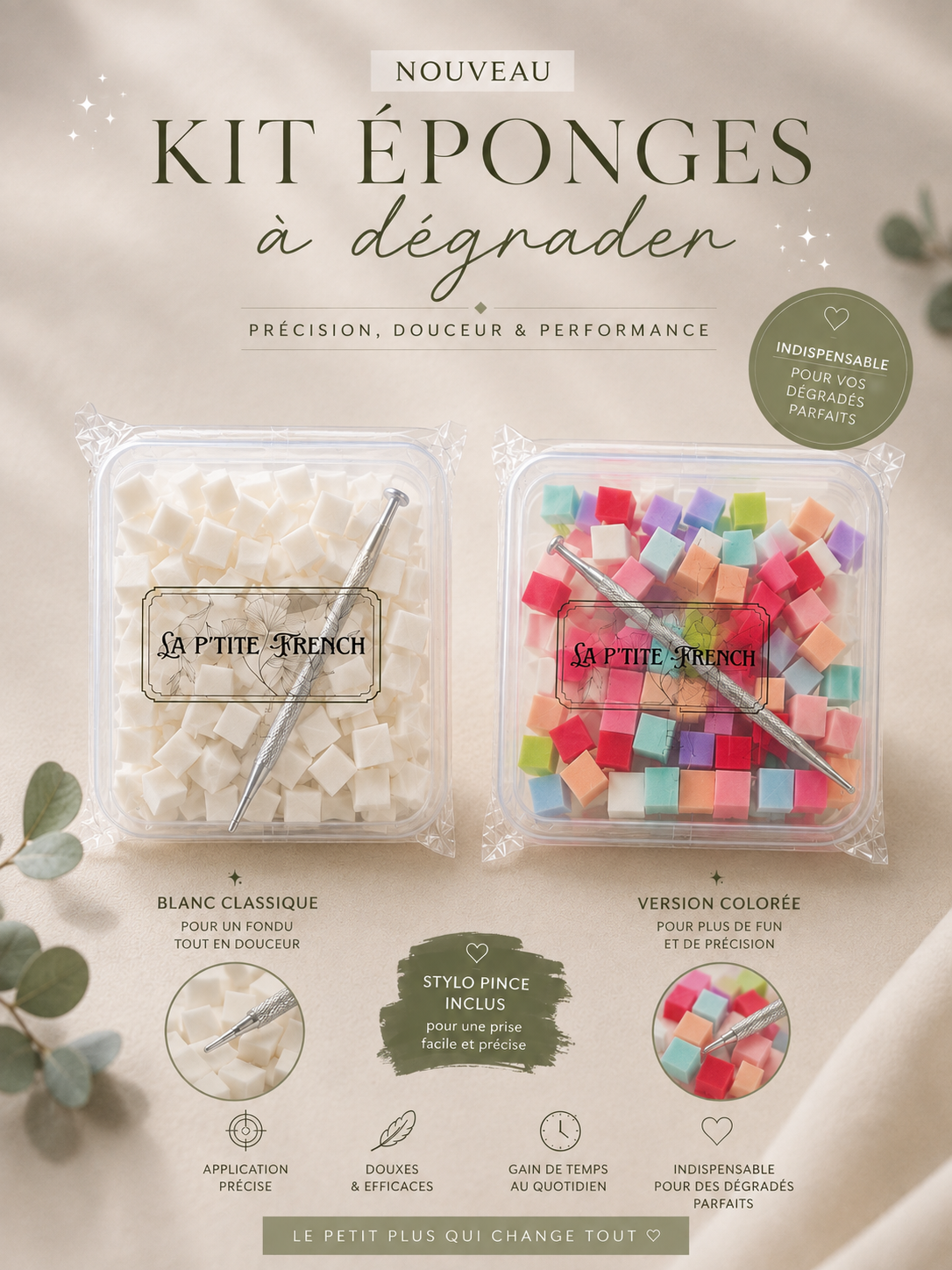 Eponges à dégrader