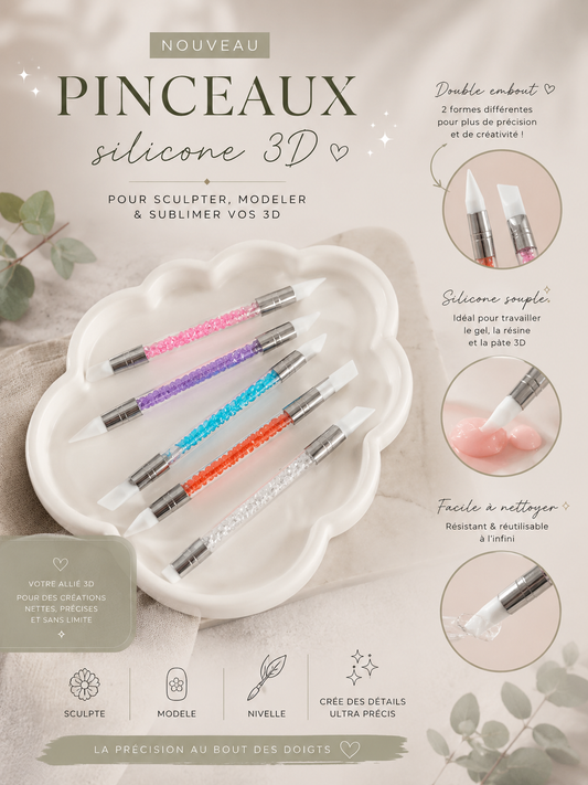 Lot de Pinceaux Silicone