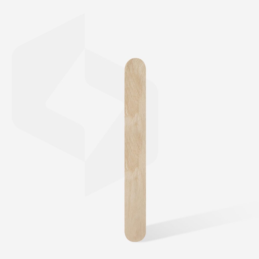 Lime à ongles en bois jetable droit (BASE) EXPERT 20 (50 pièces)