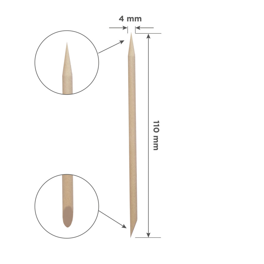 Bâton en bois EXPERT 110 mm (100 pièces)