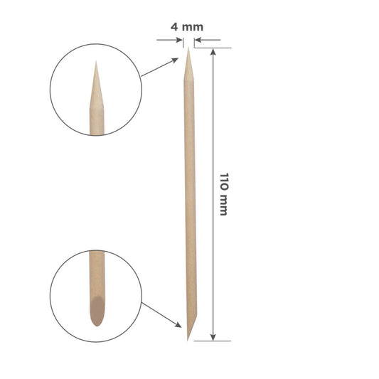 Bâton en bois EXPERT 110 mm (100 pièces)