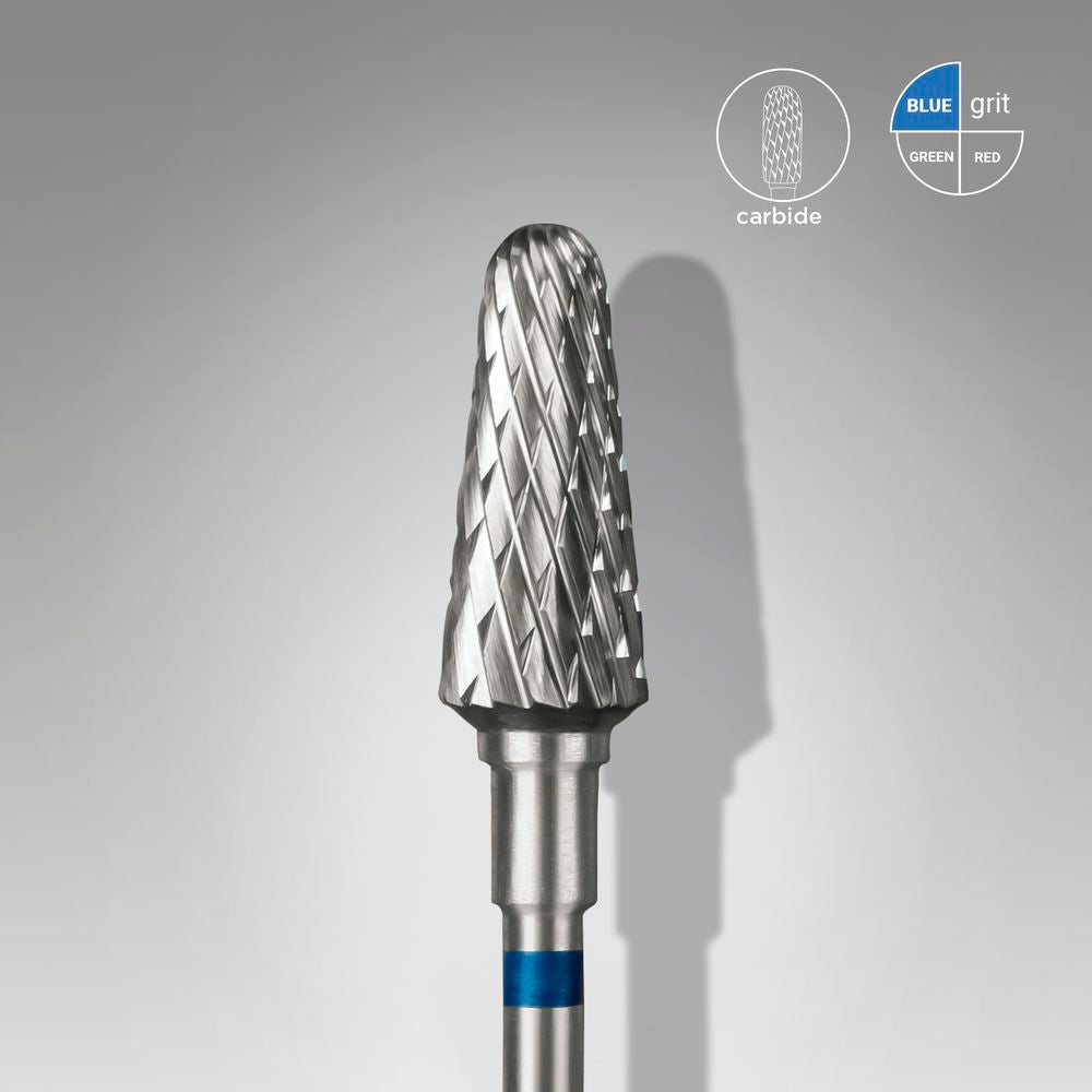 Foret en carbure, « frustum », bleu, diamètre de la tête 6 mm/partie active 14 mm