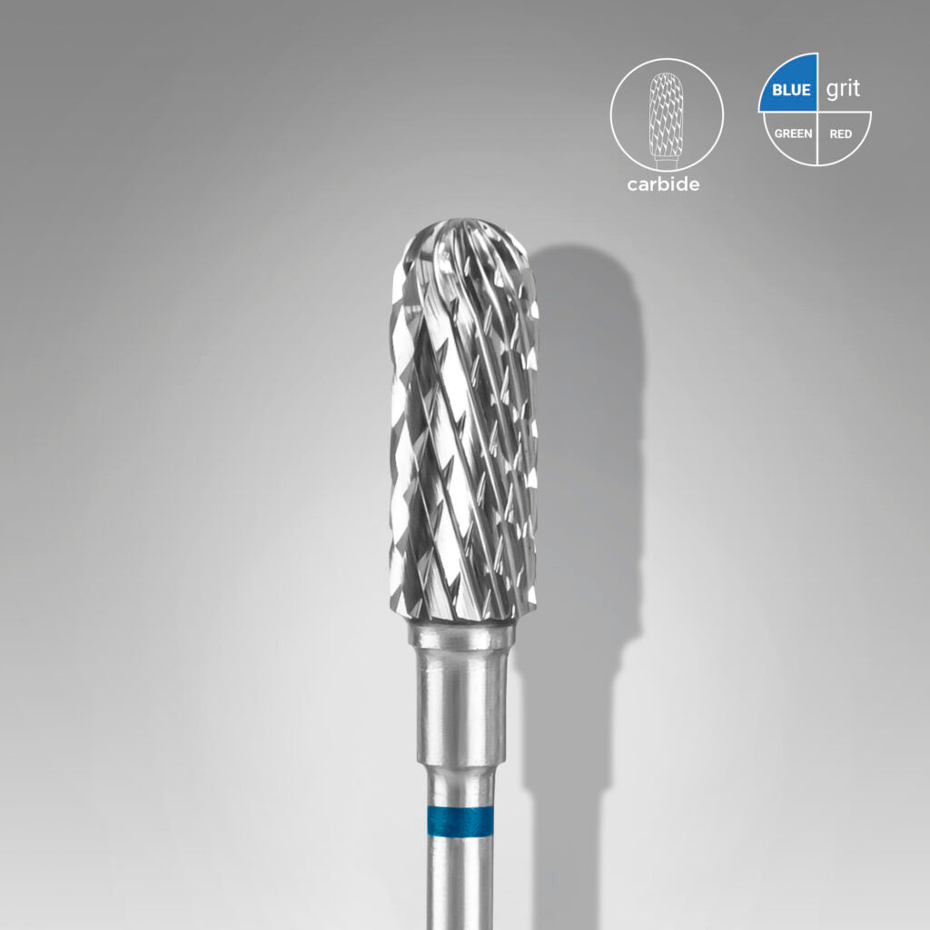 Foret en carbure cylindre arrondi, tête EXPERT bleue diamètre 5 mm / pièce de travail 13 mm