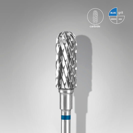 Foret en carbure cylindre arrondi, tête EXPERT bleue diamètre 5 mm / pièce de travail 13 mm