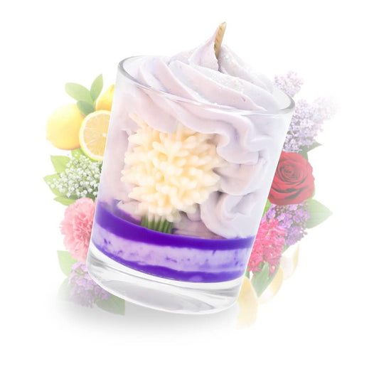 Bougie gourmande lilas