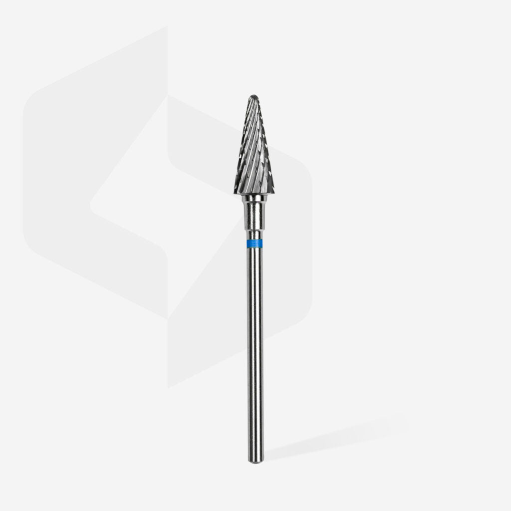 Foret en carbure, « cône », bleu, diamètre tête 6 mm, partie active 14 mm