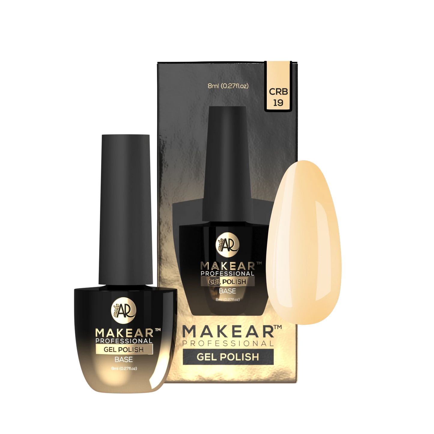 Rubber Base Color CRB19 Nude Yellow
