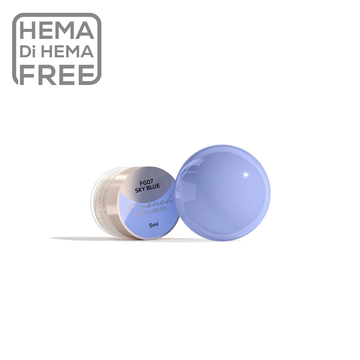 French Manucure Gel FG07 Sky blue