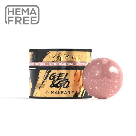 Gel&Go Glitter GG27 Dark Rose 50 ml