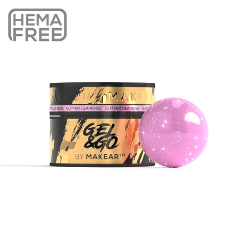 Gel&Go Glitter GG24 Lila Rose 50ml