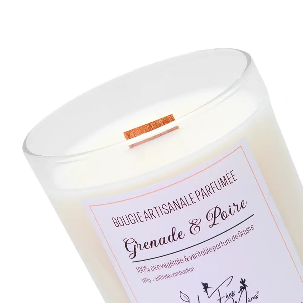 Grande bougie parfumée Grenade - Poire