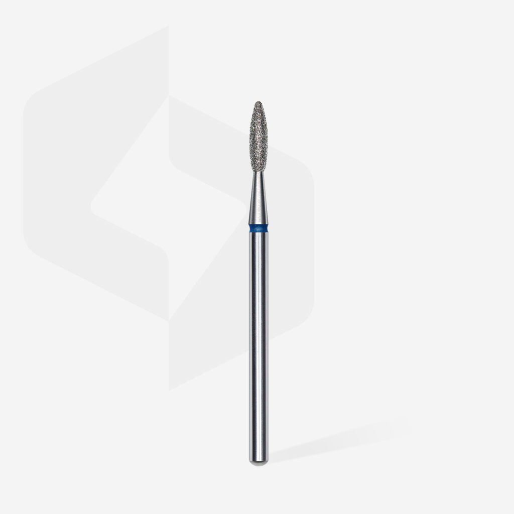 Foret diamanté « flamme », bleu, diamètre tête 2.1 mm, partie active 8mm