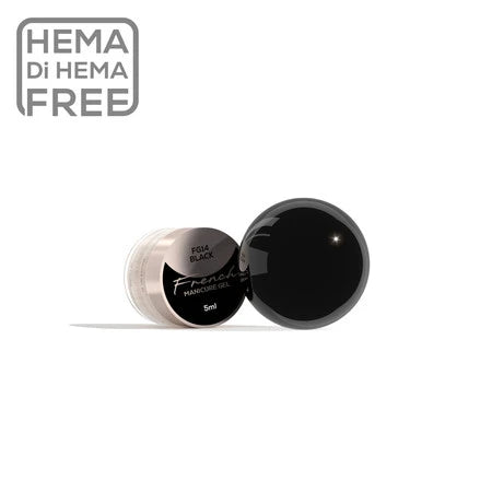 French Manicure Gel Black FG14