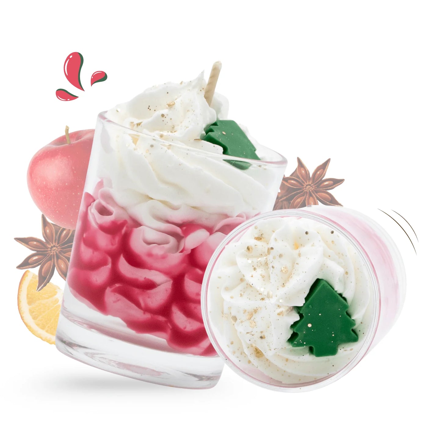 Petite bougie pomme cannelle