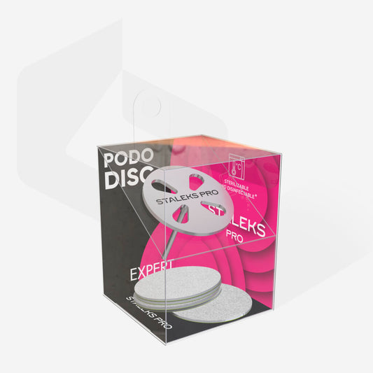 Disque de pédicure PODODISC Taille L EXPERT 25mm (avec ensemble de 5 limes jetables grain 180)