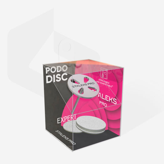 Disque de pédicure PODODISC Taille M EXPERT 20mm (avec ensemble de 5 limes jetables grain 180)