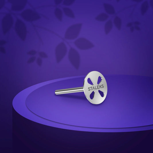 Disque de pédicure STALEKS EXPERT PODODISC S avec limes jetables, grain 180, 15 mm (5 pièces)