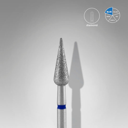 Foret diamanté « tulipe », bleu, diamètre tête 4 mm, partie active 12 mm