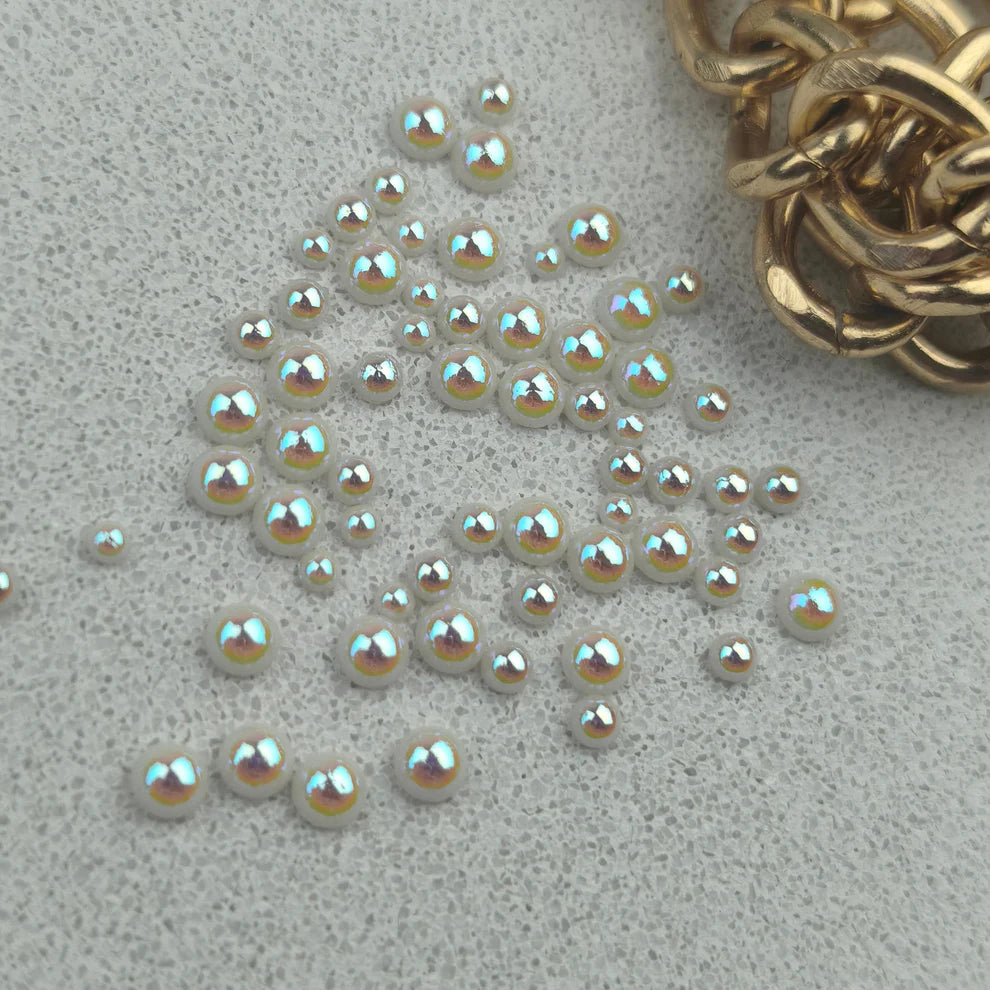Demi-Perles White Nacré